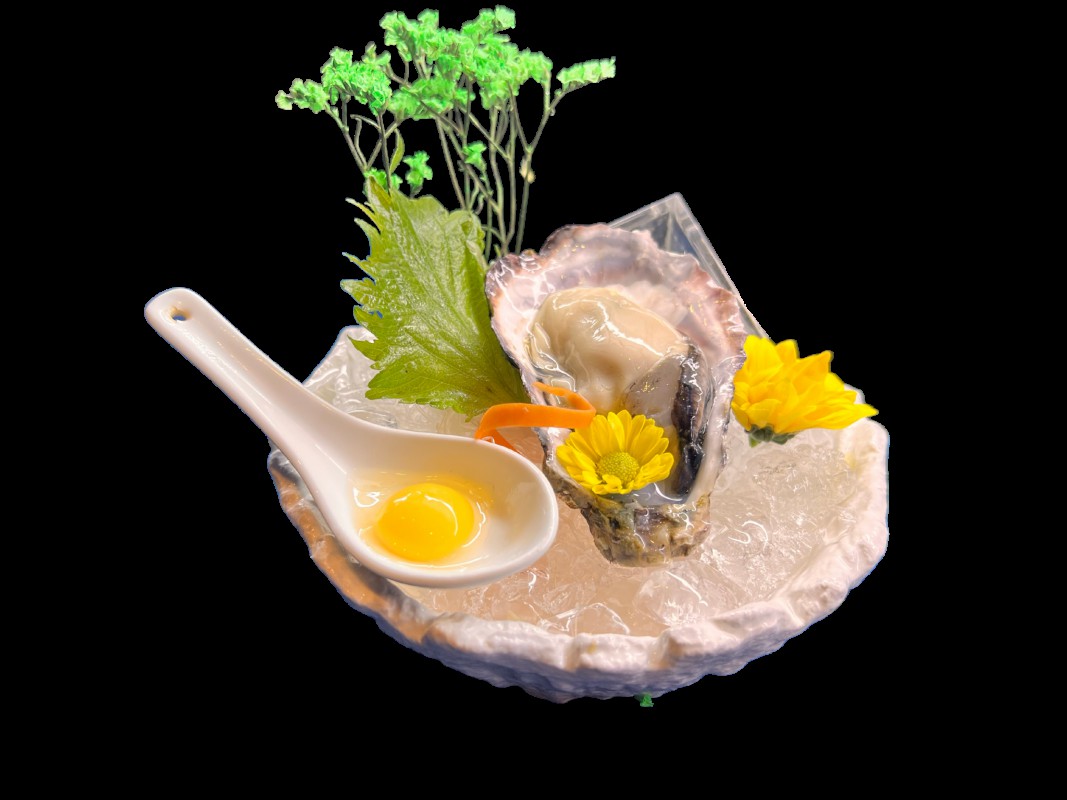 B43. Hàu Nhật sống Oyster sashimi